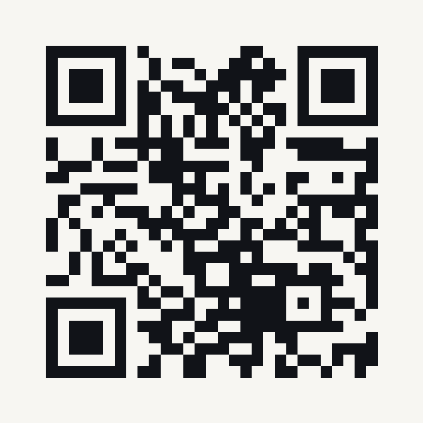 QR code for this digital card. The same card link is available beside it.